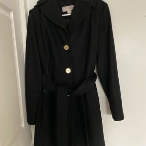 Woman’s Michael Kors Black Wool Coat